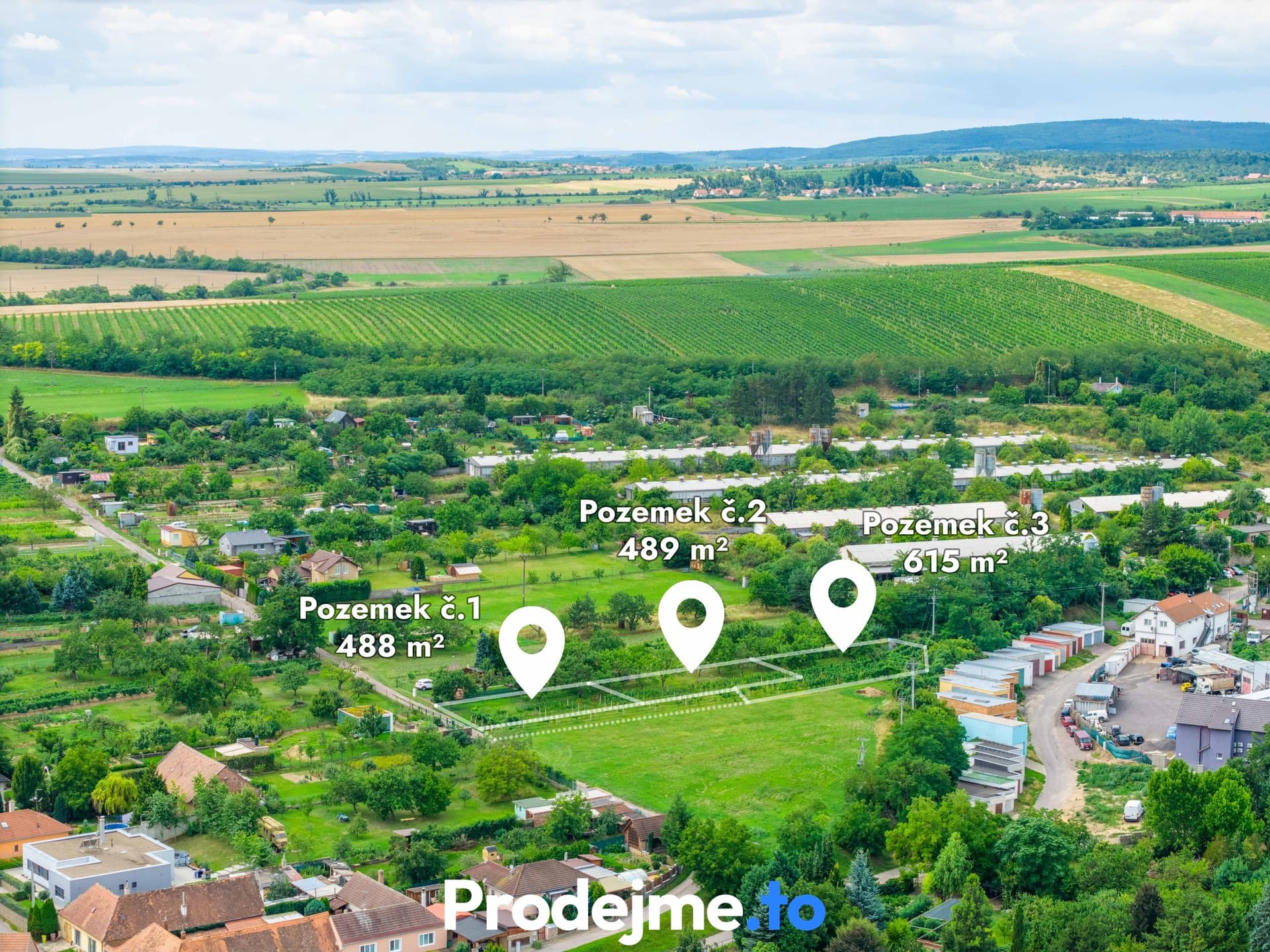 Prodej zahrady č. 1, Nový Šaldorf-Sedlešovice